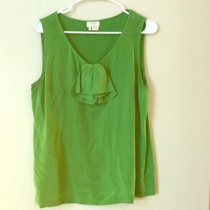 Kate Spade Live Colorfully Bow Tank Blouse